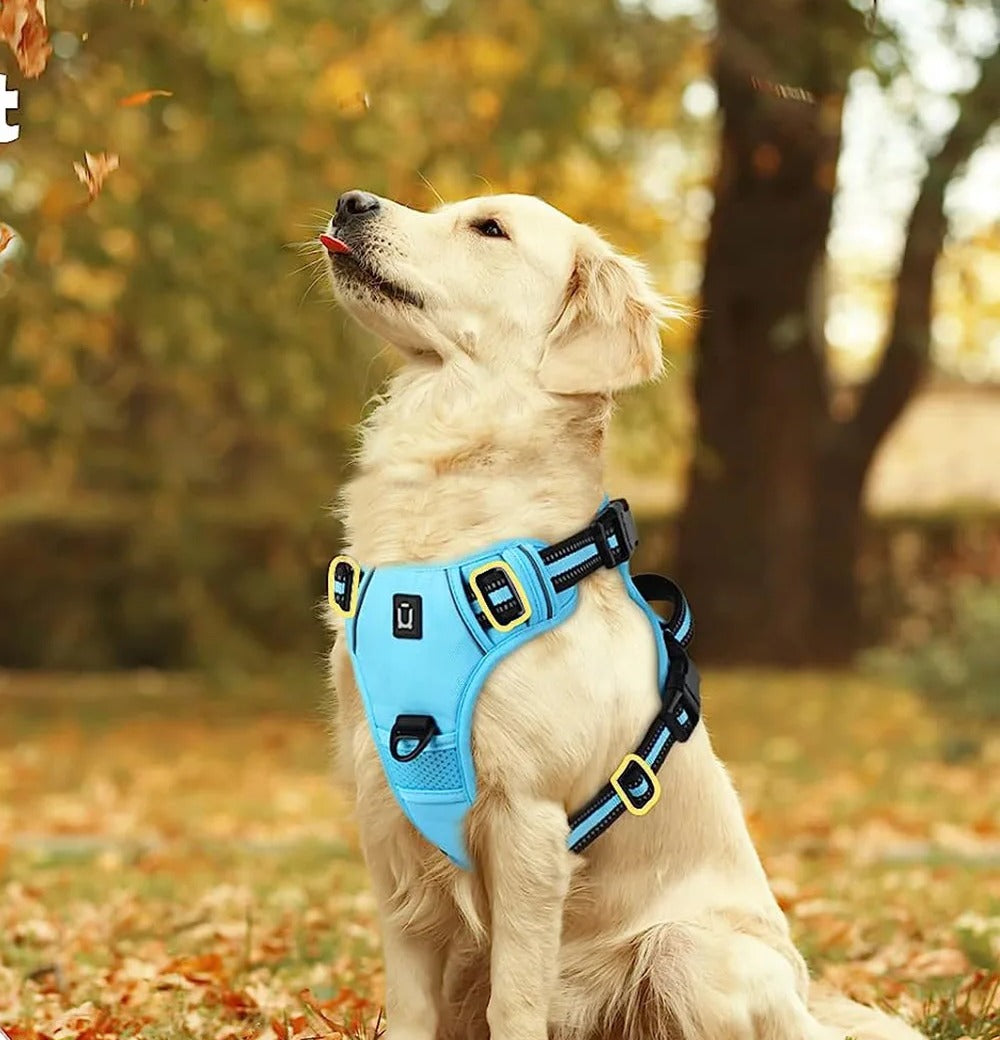 The Shedwell Frontline — No-Pull Dog Harness with Front Clip & Control Handle
