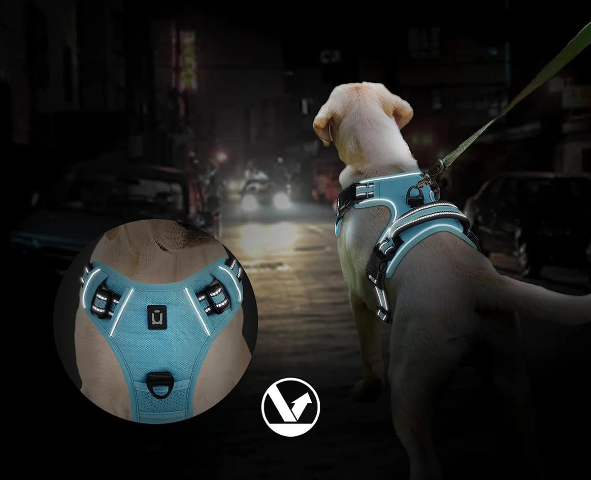 The Shedwell Frontline — No-Pull Dog Harness with Front Clip & Control Handle